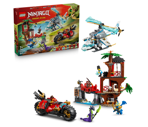 LEGO NINJAGO 71857 Bitwa ninja: domek na drzewie z pojazdami - 1473540 - zdjęcie 2